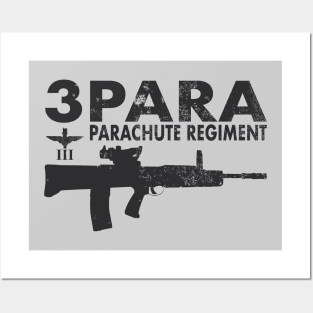 3 Para Parachute Regiment (distressed) Posters and Art